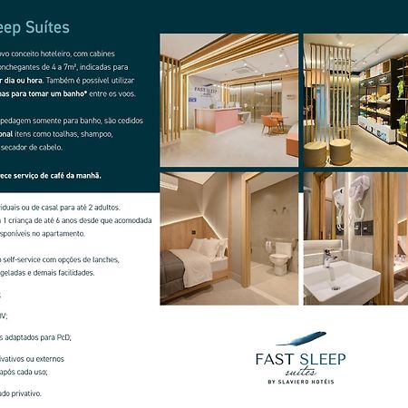 Fast Sleep Suites By Slaviero Hoteis - Hotel Dentro Do Aeroporto De Guarulhos - Terminal 2 - Desembarque Oeste Kültér fotó